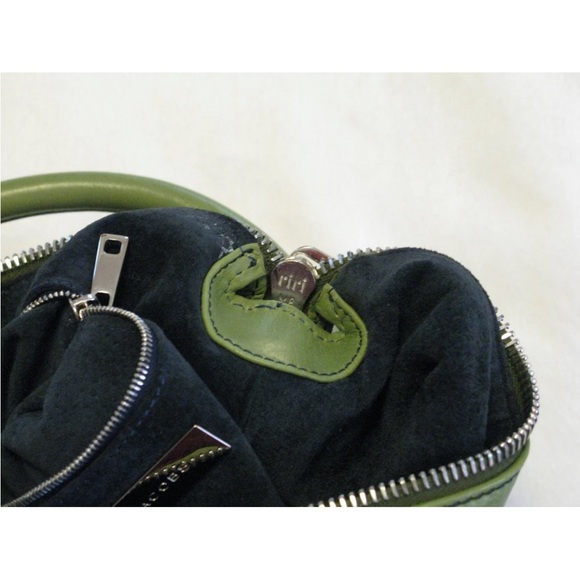 Marc Jacobs Collection 'Blake' Leaf Green & Silver Multi-Pocket Hobo Bag - Picture 8 of 14